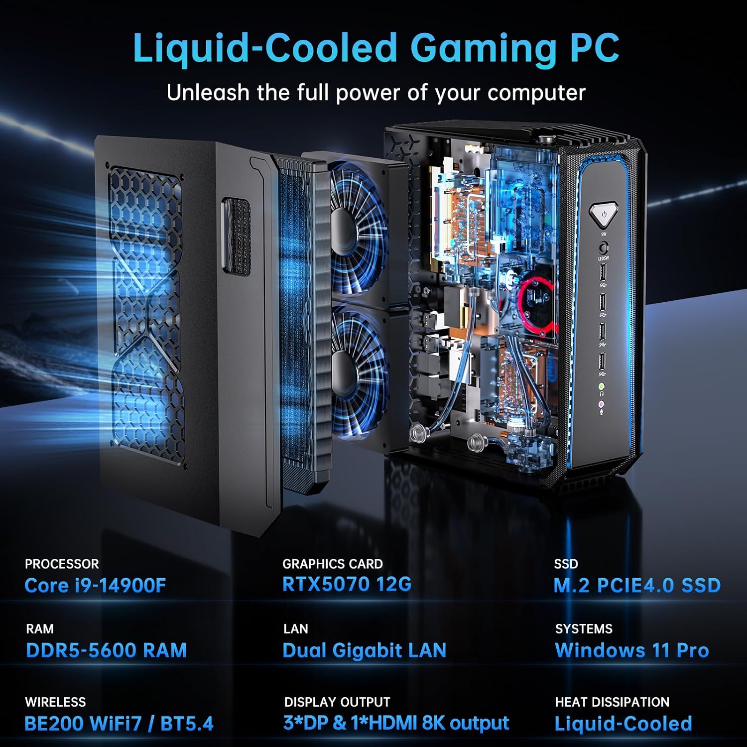 Mini PC Msecore con Refrigerac - Desktop Gaming Gpu 32Gb reseña y precio